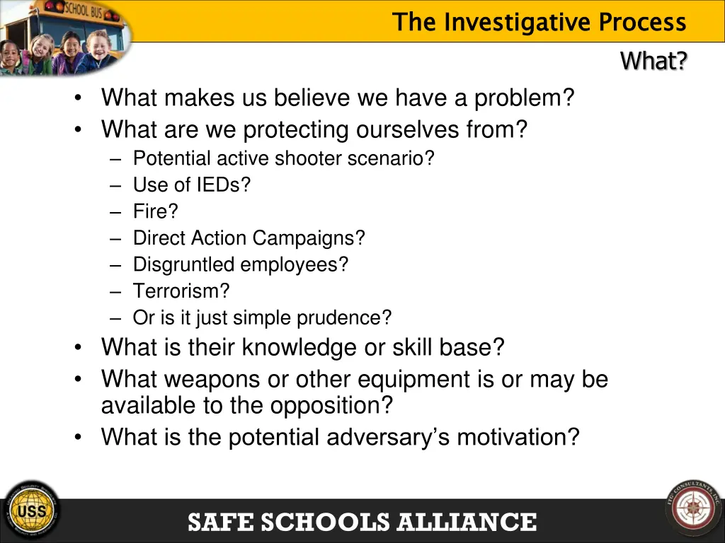 the investigative process 1