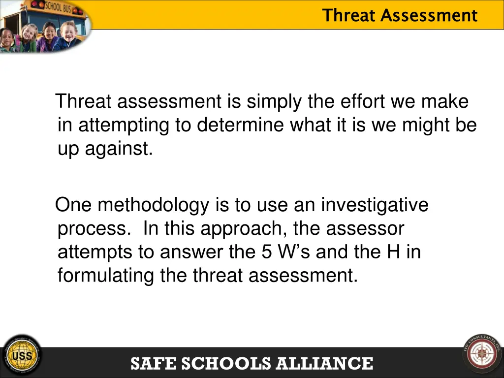 threat assessment