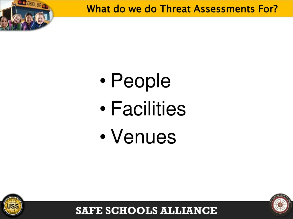 what do we do threat assessments for