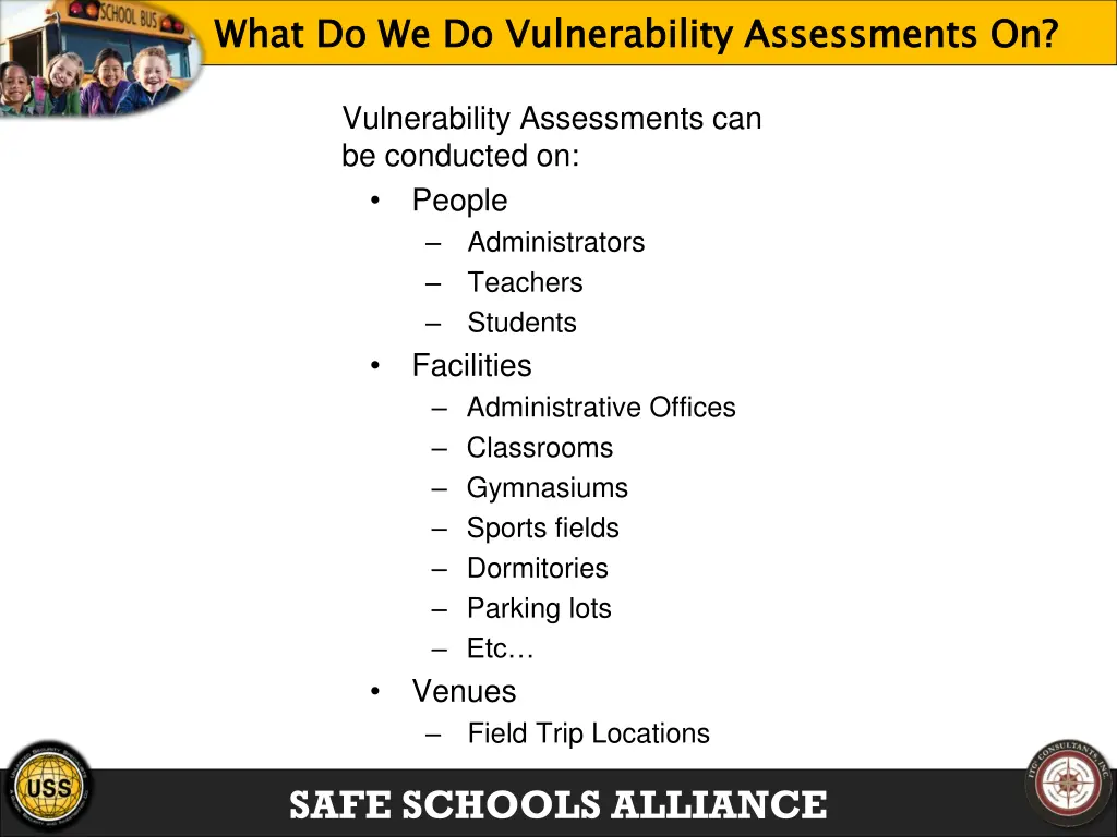 what do we do vulnerability assessments on