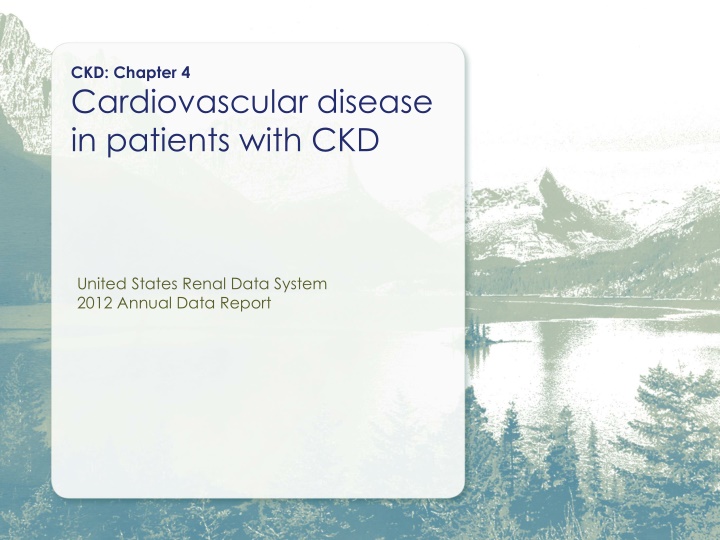ckd chapter 4 cardiovascular disease in patients