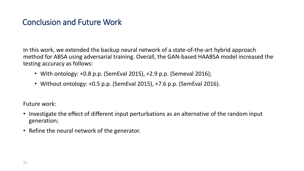 conclusion and future work conclusion and future