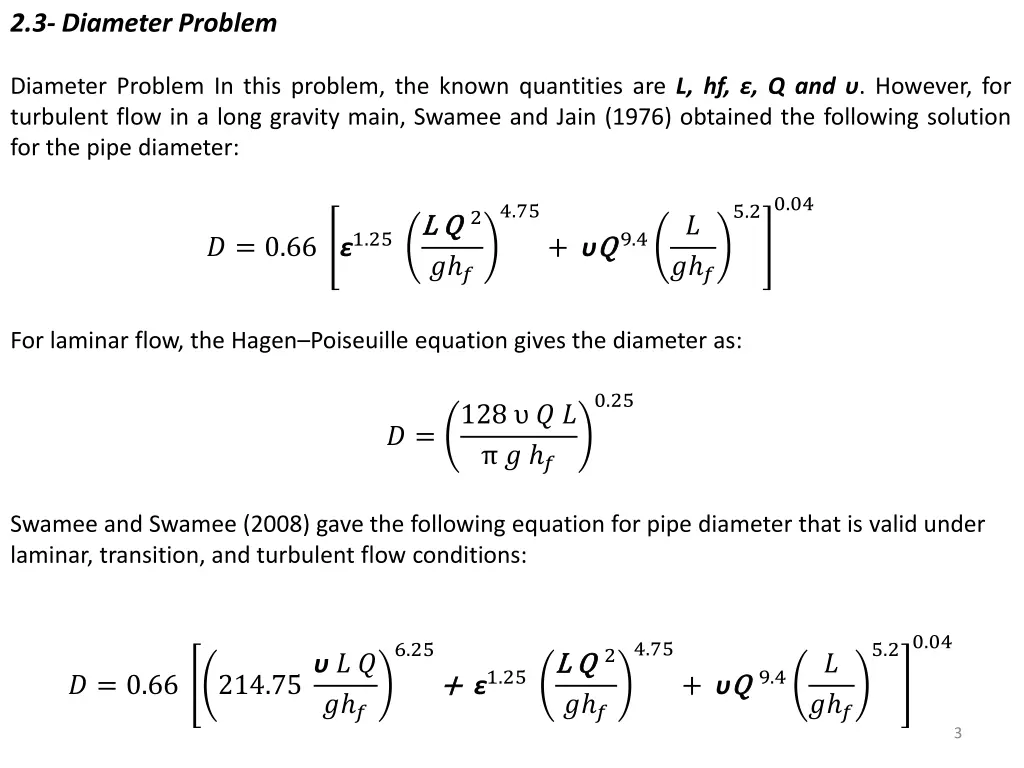 2 3 diameter problem