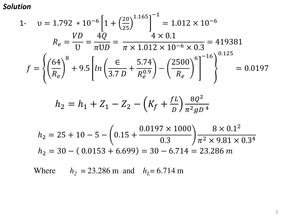 solution