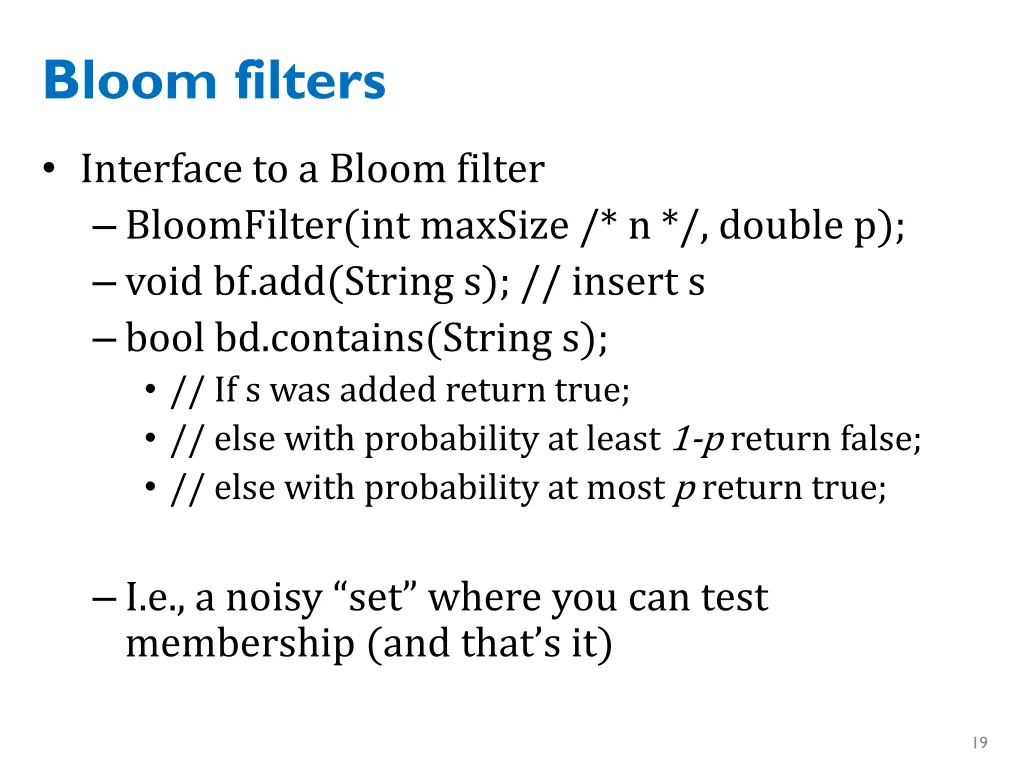 bloom filters 7