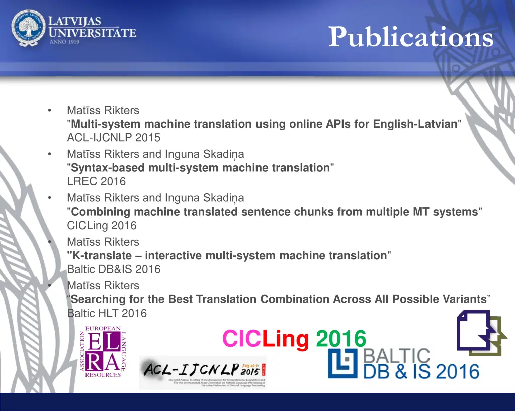 publications