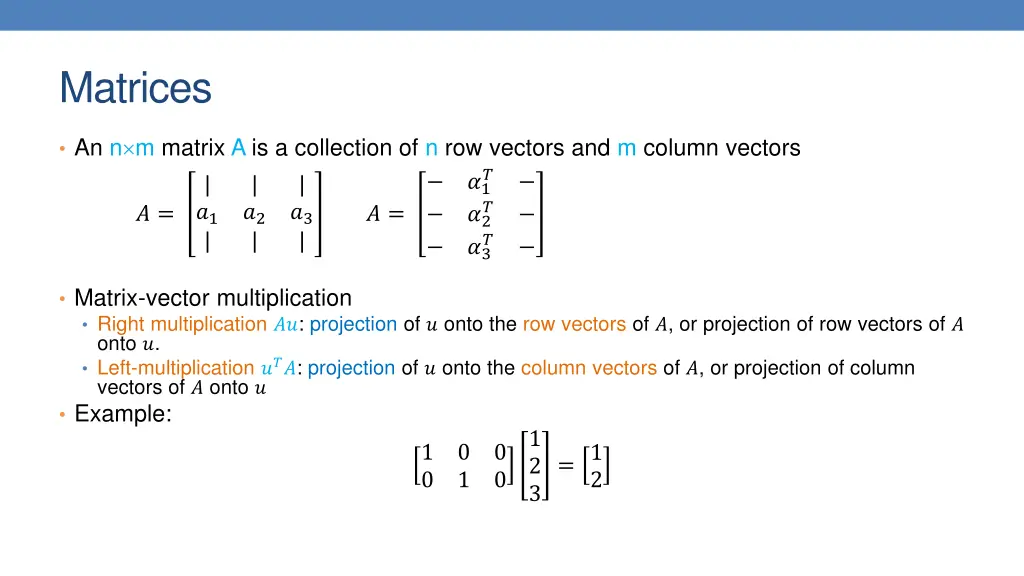 matrices