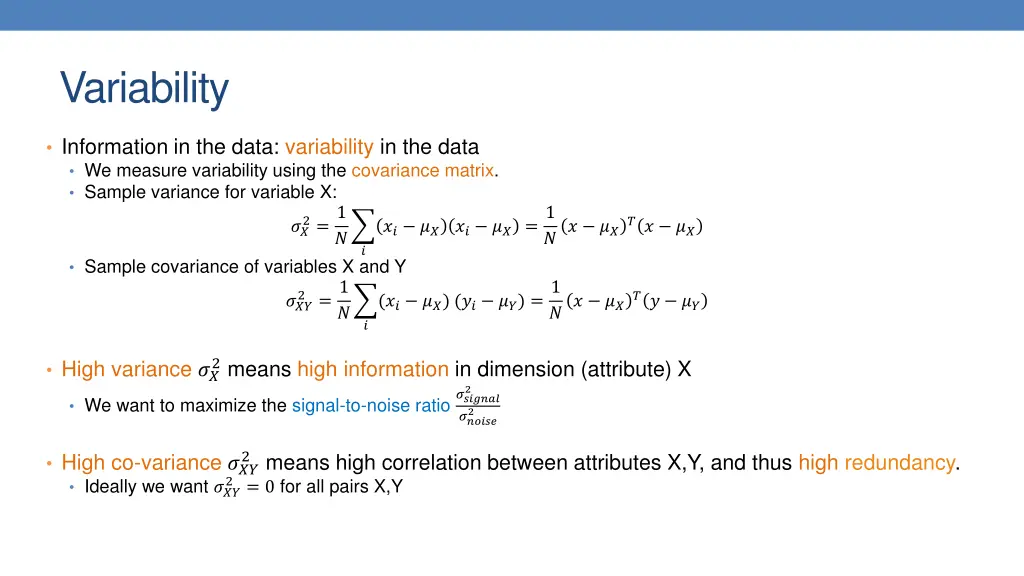 variability
