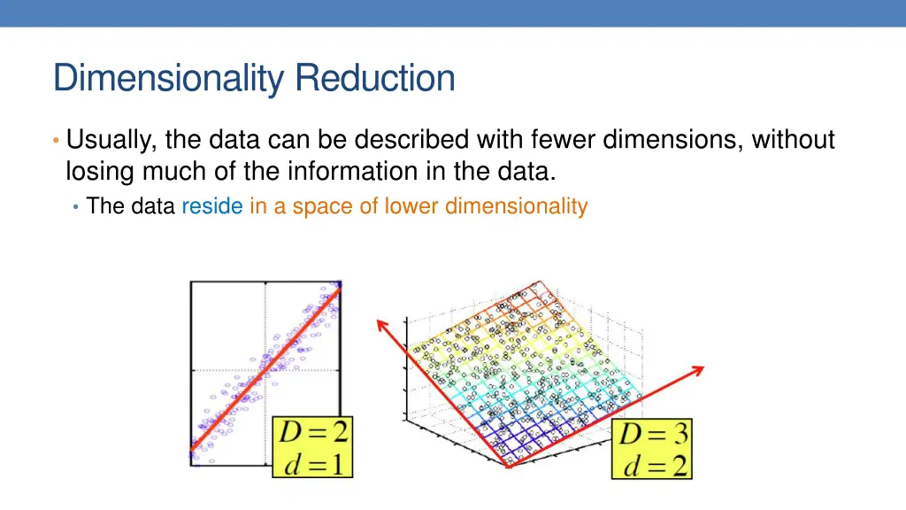 dimensionality reduction