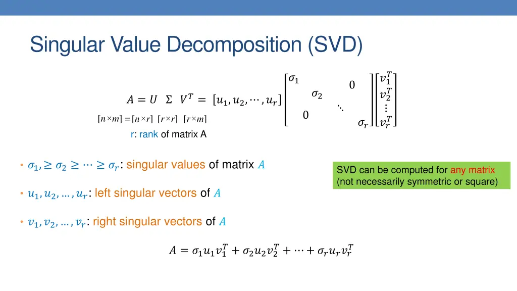 singular value decomposition svd 1