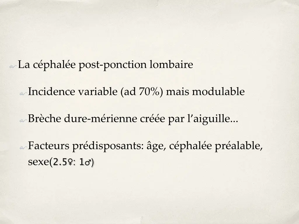 la c phal e post ponction lombaire