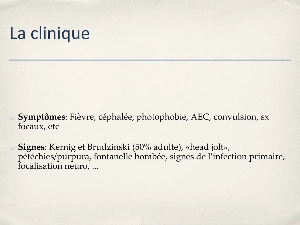 la clinique