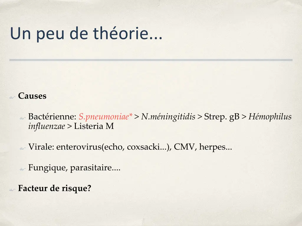 un peu de th orie
