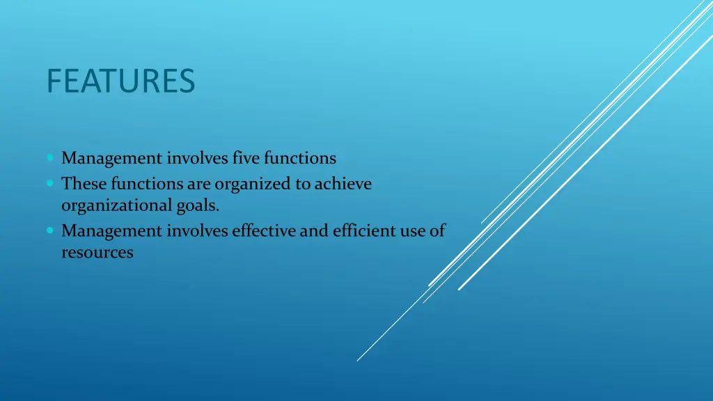 features