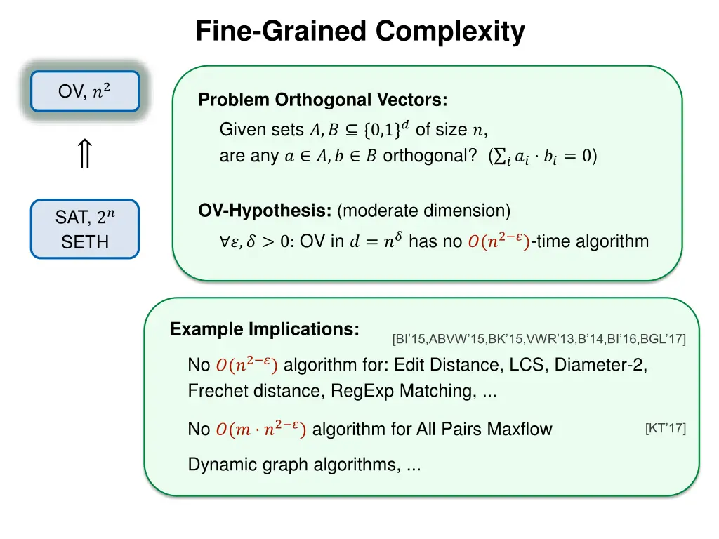 fine grained complexity 3