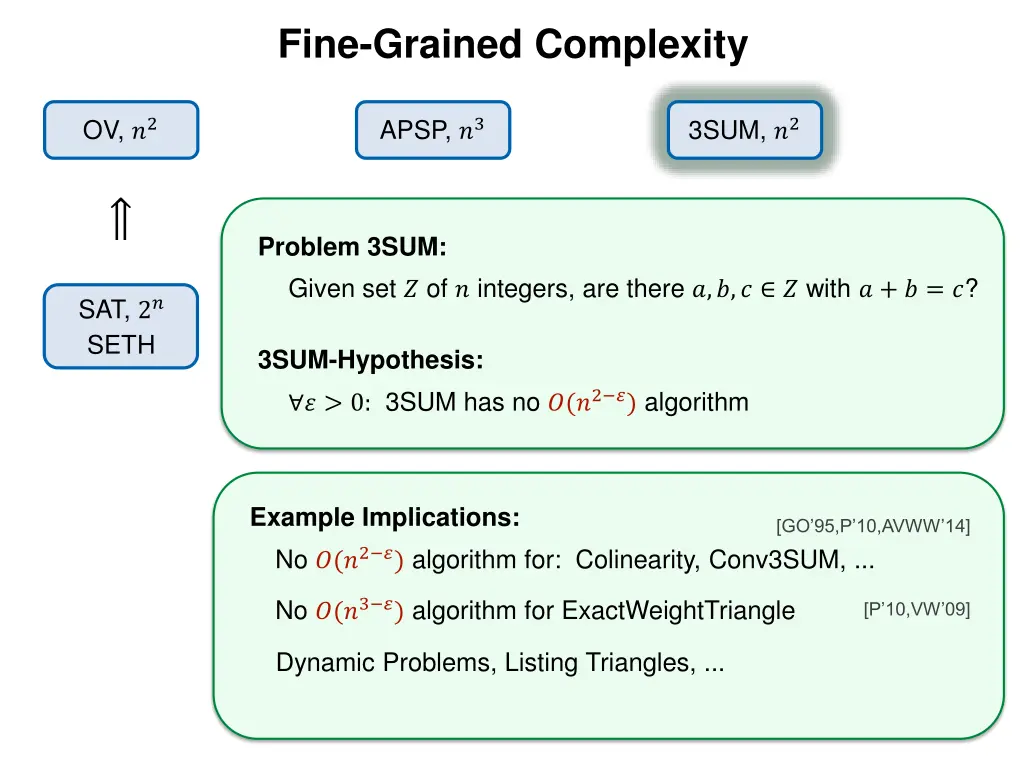 fine grained complexity 5