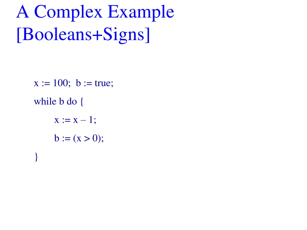 a complex example booleans signs