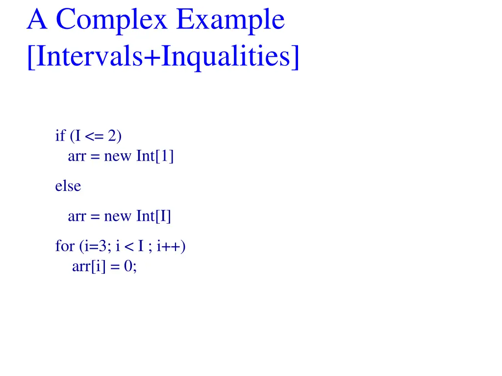 a complex example intervals inqualities 1