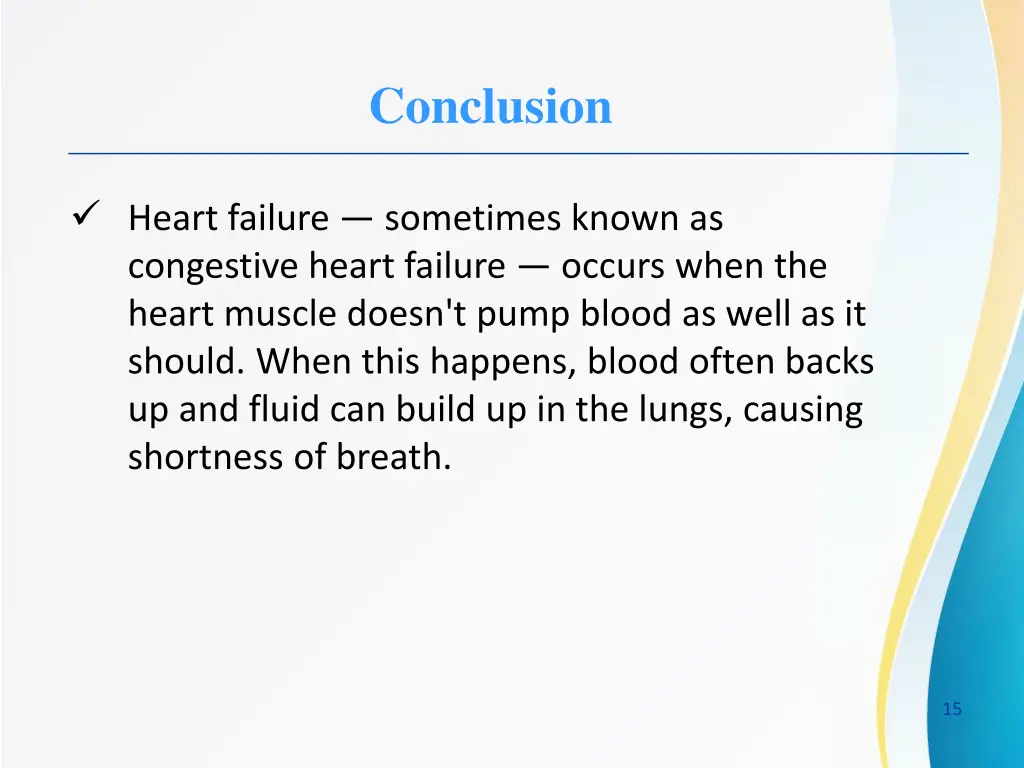 conclusion