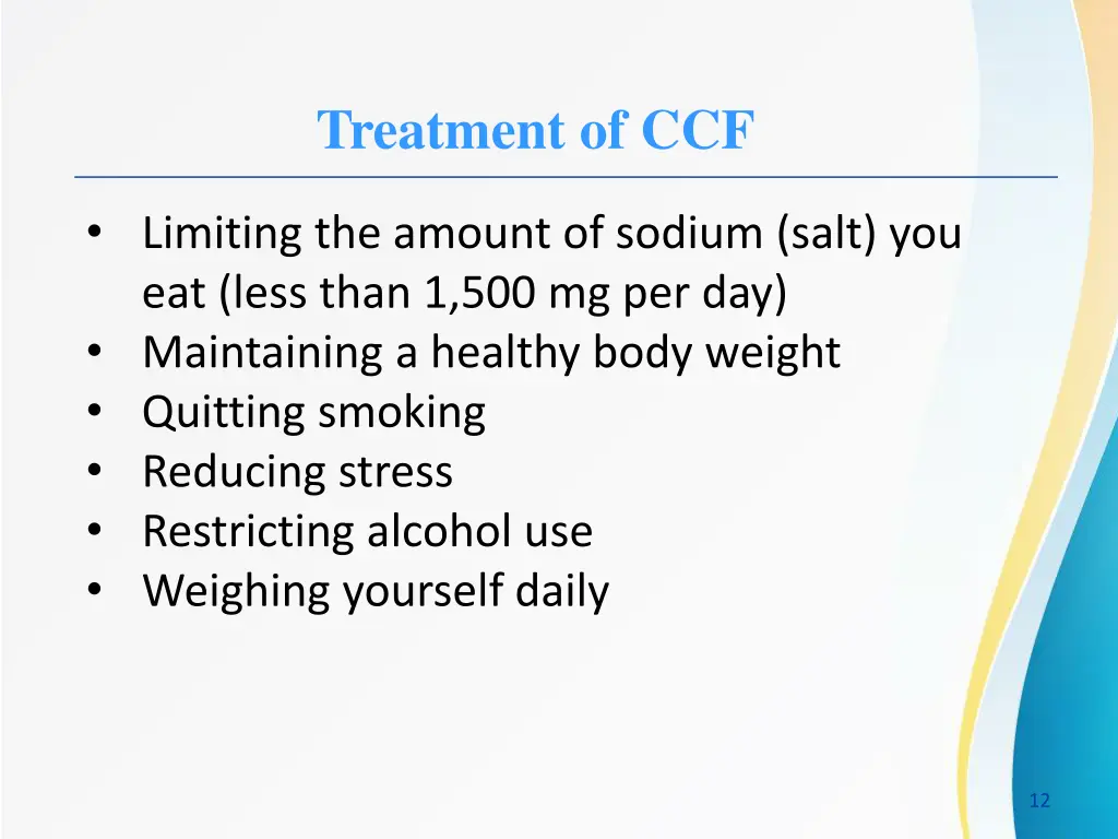treatment of ccf 2