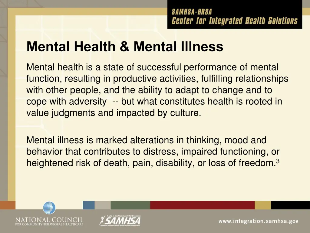 mental health mental illness
