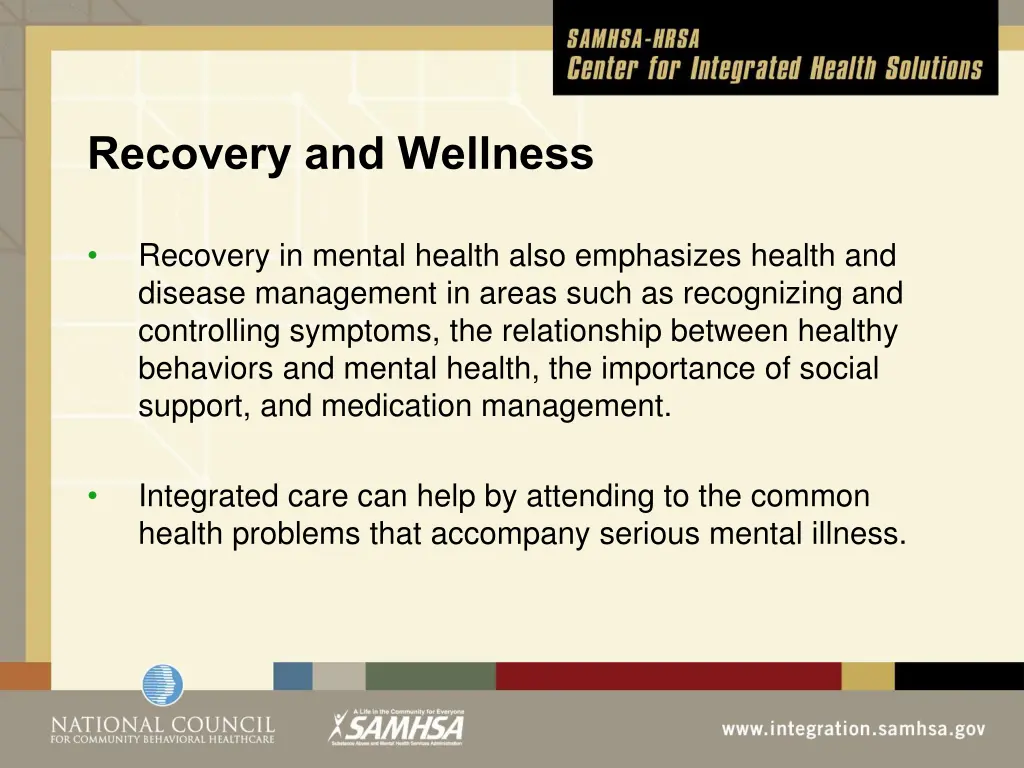 recovery and wellness