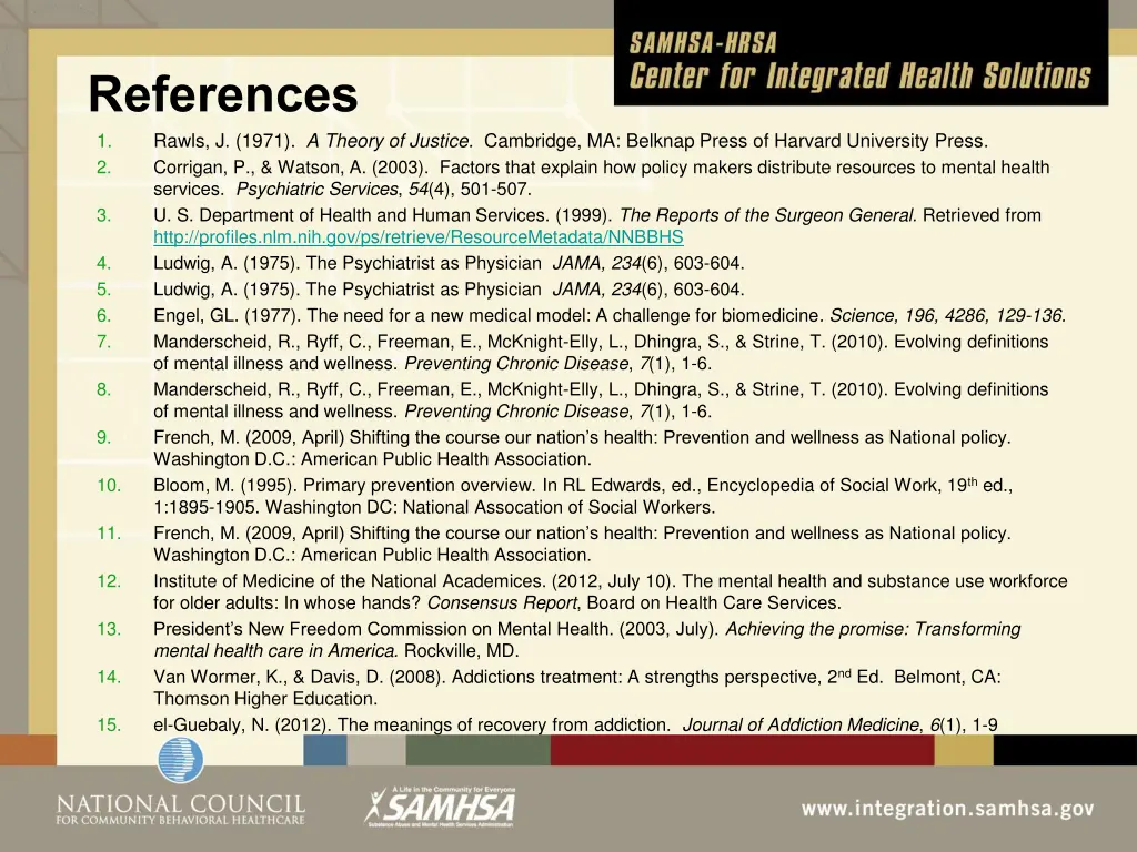 references 1 rawls j 1971 a theory of justice