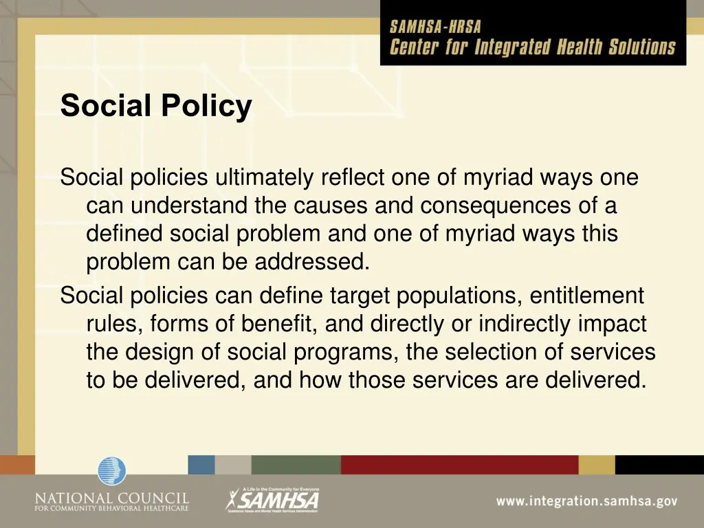 social policy