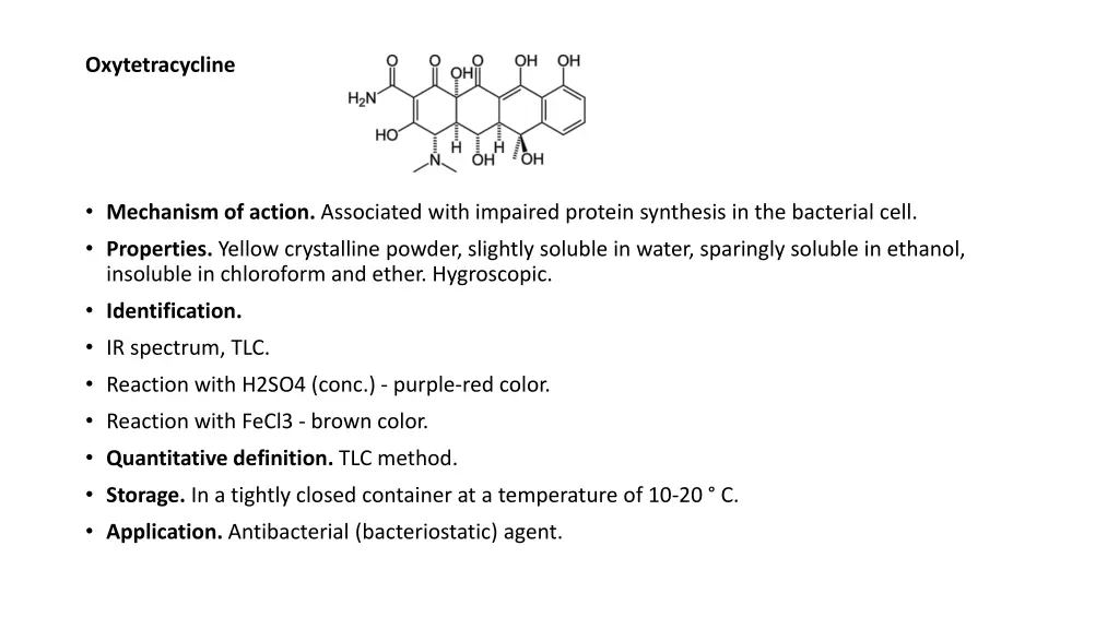 oxytetracycline