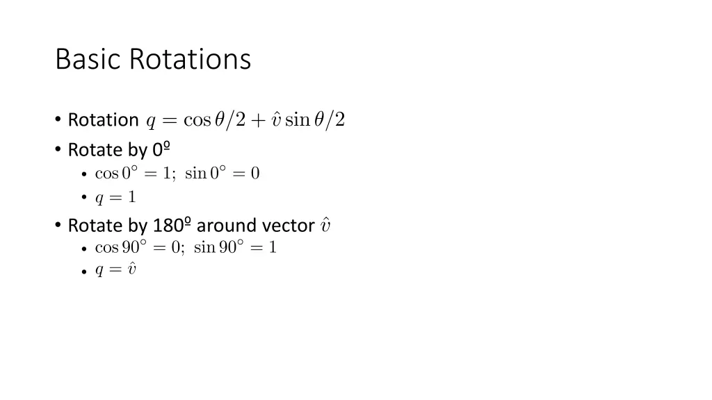 basic rotations 1