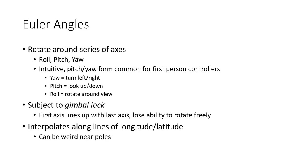euler angles