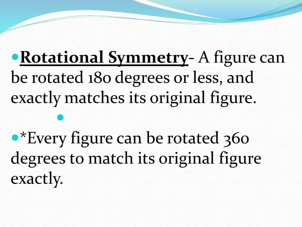 rotational symmetry a figure can be rotated