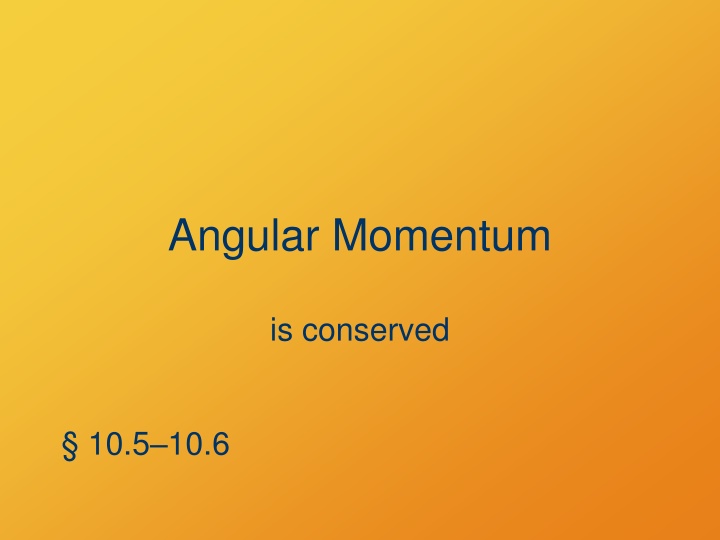 angular momentum