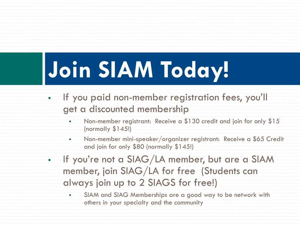 join siam today