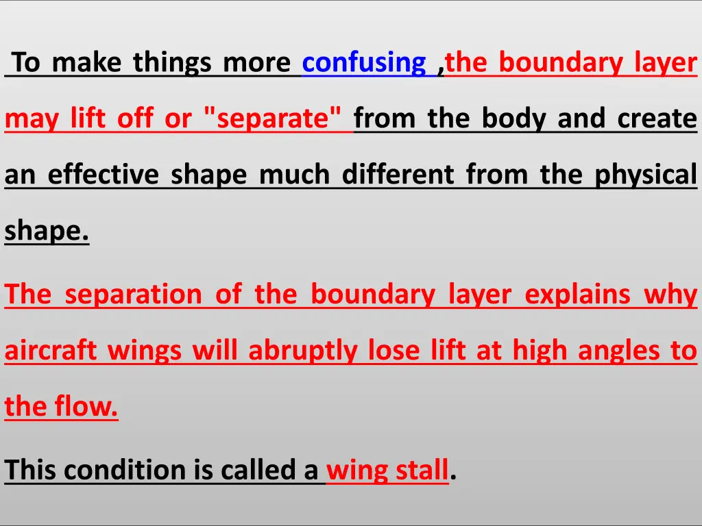 to make things more confusing the boundary layer