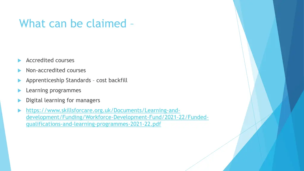 what can be claimed
