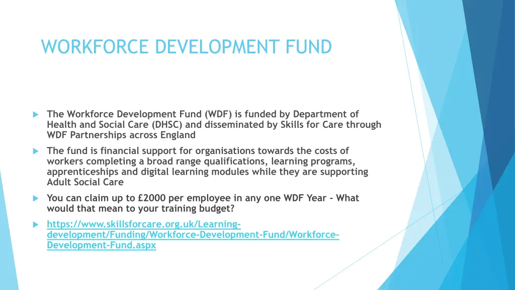 workforce development fund