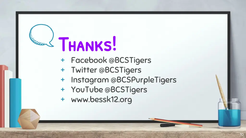 thanks thanks facebook @bcstigers twitter
