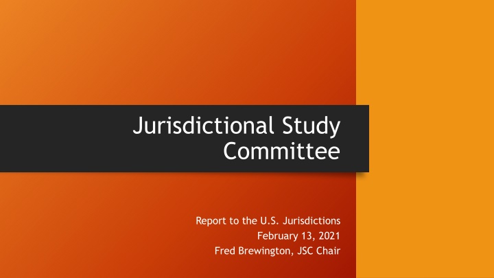 jurisdictional study committee