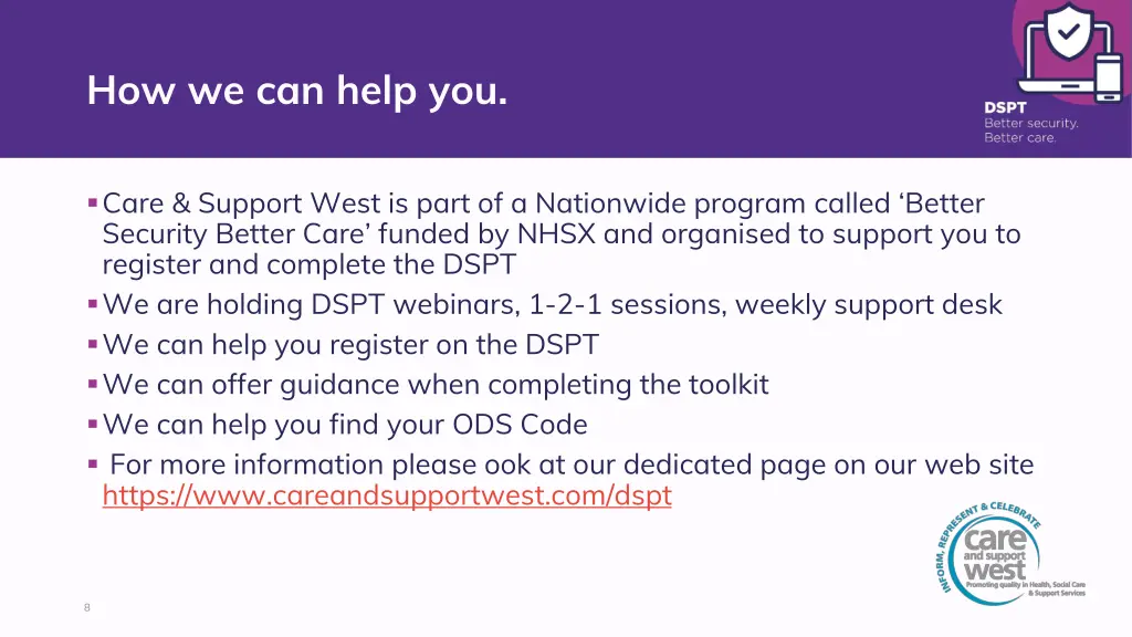 how we can help you