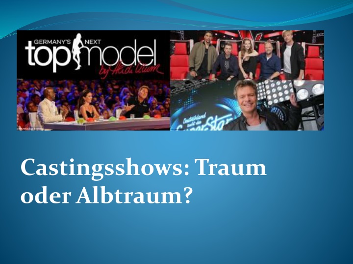 castingsshows traum oder albtraum