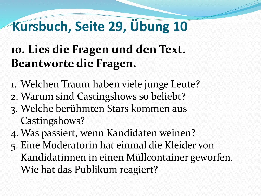 kursbuch seite 29 bung 10