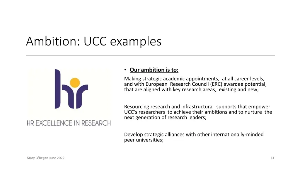 ambition ucc examples 1