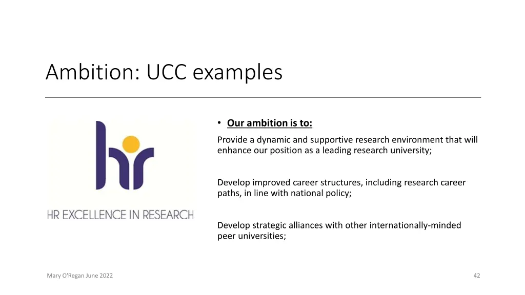 ambition ucc examples 2