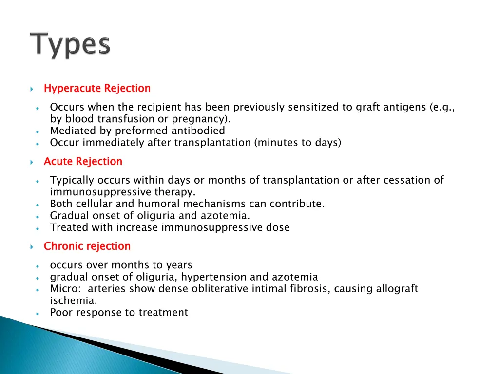 hyperacute occurs when the recipient has been