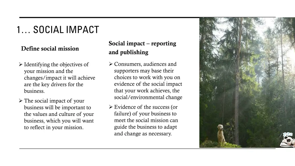 1 social impact