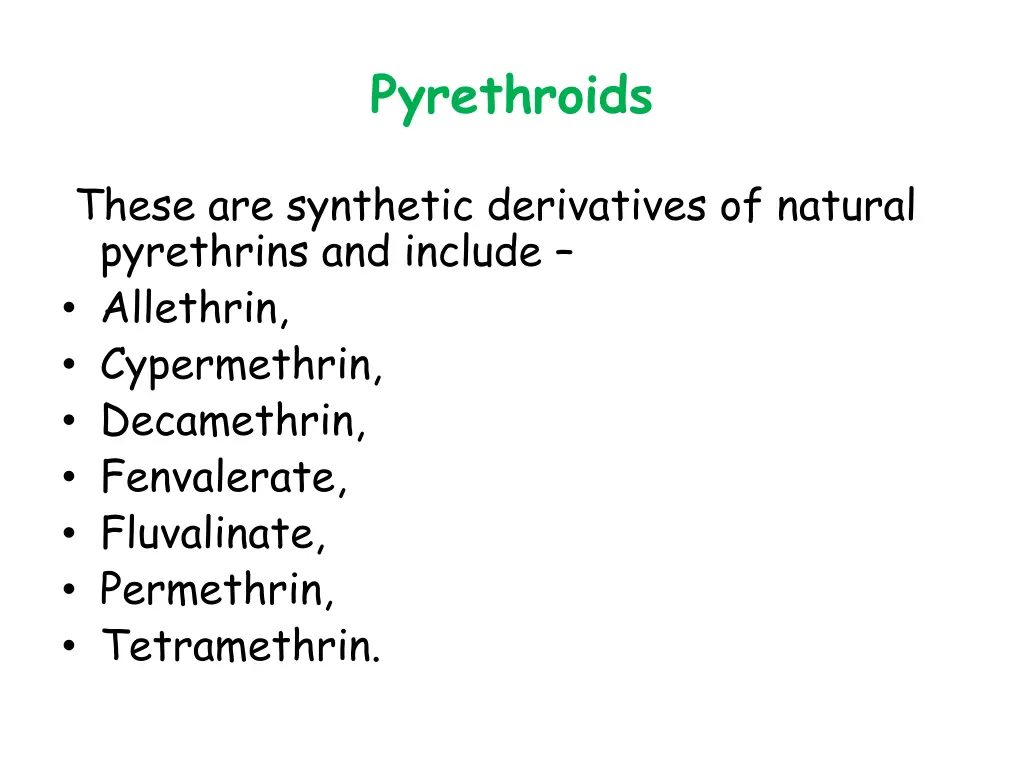 pyrethroids