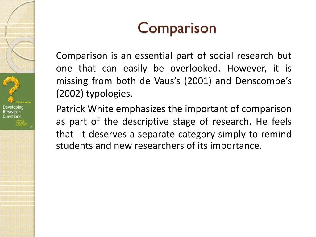 comparison