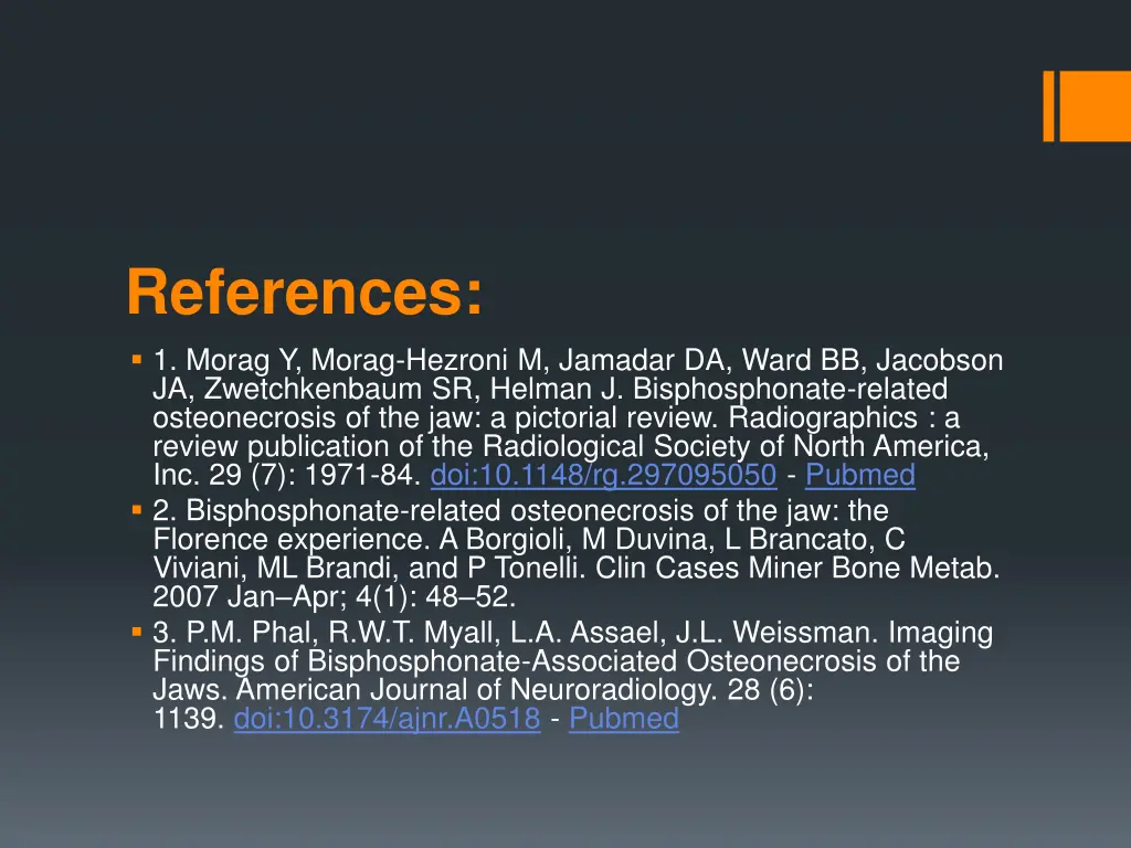 references 1 morag y morag hezroni m jamadar