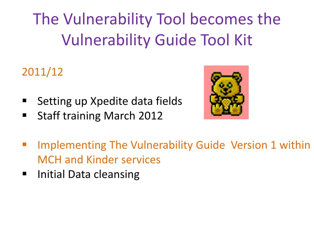 the vulnerability tool becomes the vulnerability 1